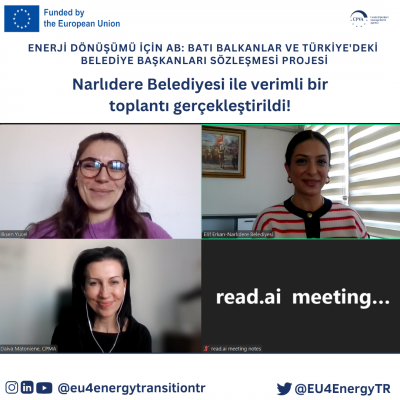 NARLIDERE BELEDİYESİ İLE VERİMLİ BİR TOPLANTI GERÇEKLEŞTİRİLDİ!